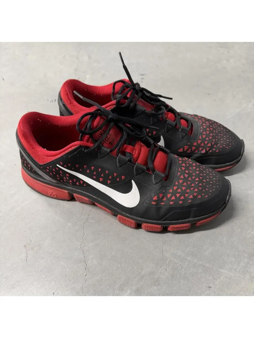 Nike Free Trainer 7.0 Black Red White Training Shoes Men’s Size 13 524311-016